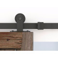 Hardware de puerta de granero de puerta plana deslizante rodillo de puerta de garaje